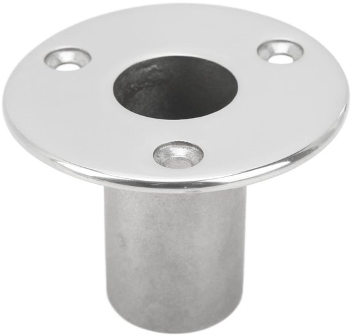 Reling Bevestigingsbasis 90° - RVS Leuning - Bootleuning - Geschikt voor Jachtboot - Maritieme Fitting - 25 mm Binnendiameter - Leuningbasis
