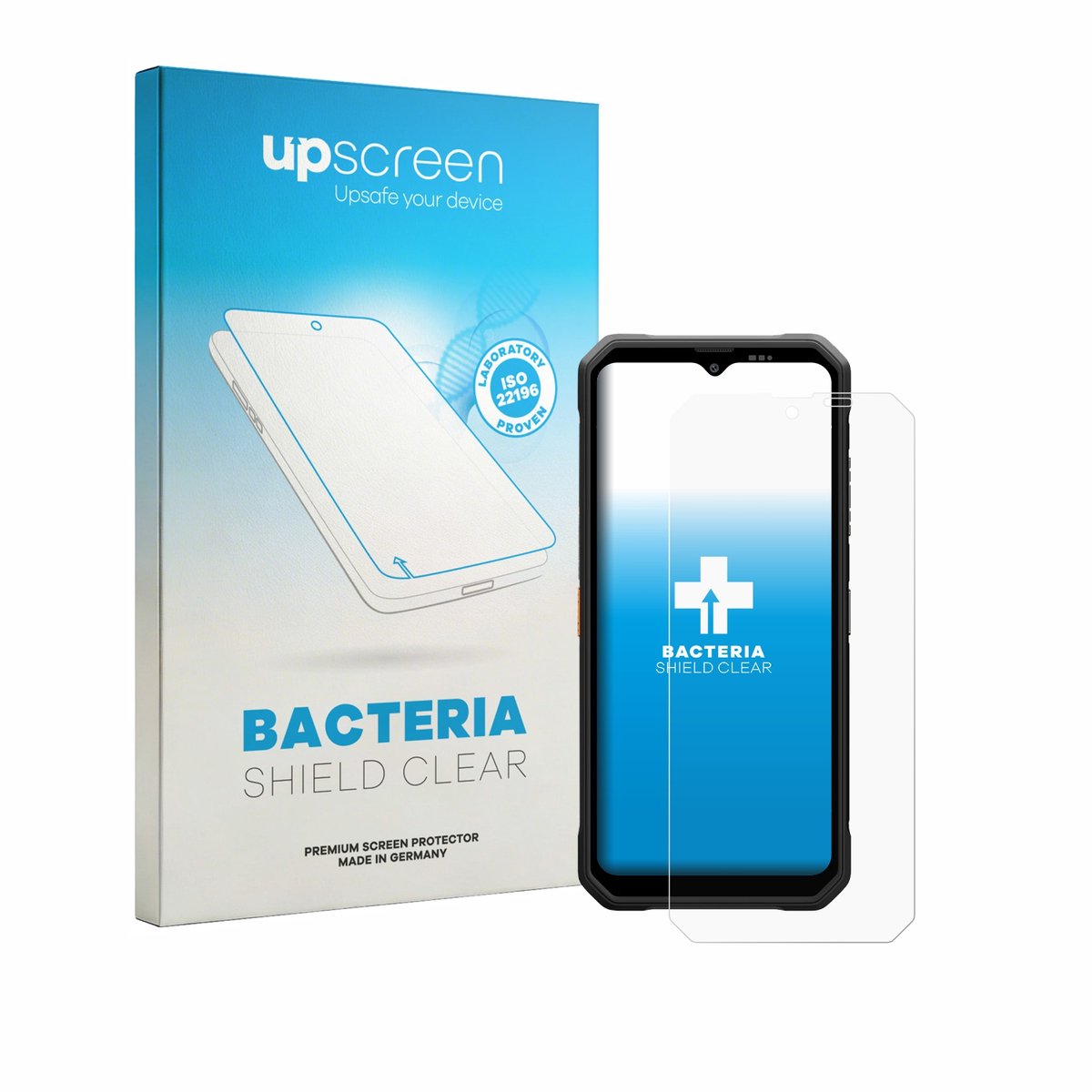 upscreen - Screenprotector voor Blackview Fort 2 - Folie Beschermfolie transparant antibacterieel