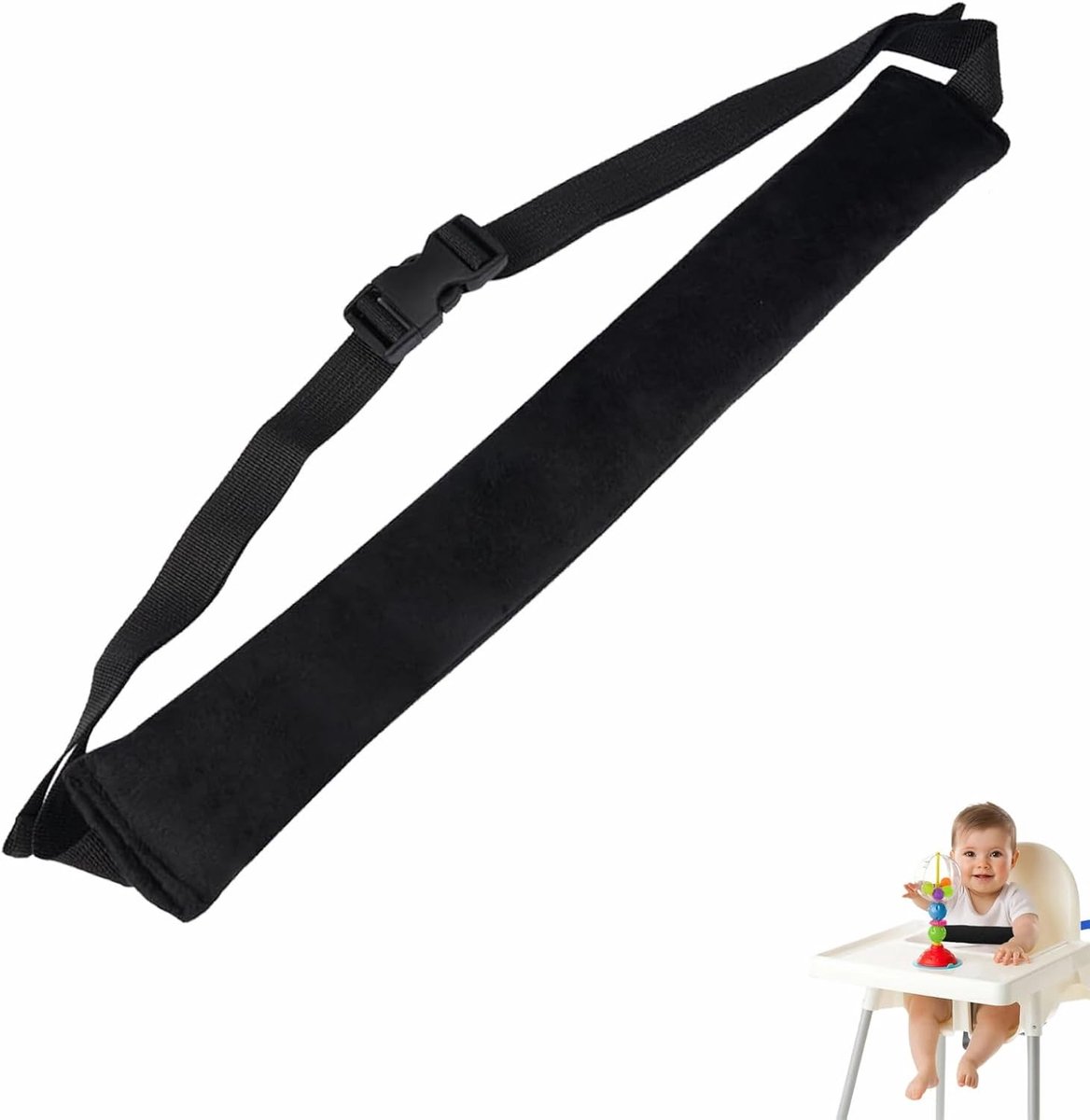 Verstelbare Stoelriemen voor Kinderstoelen, Veiligheidsriem voor Peuters en Baby's, Ideaal voor Thuisgebruik en Eten