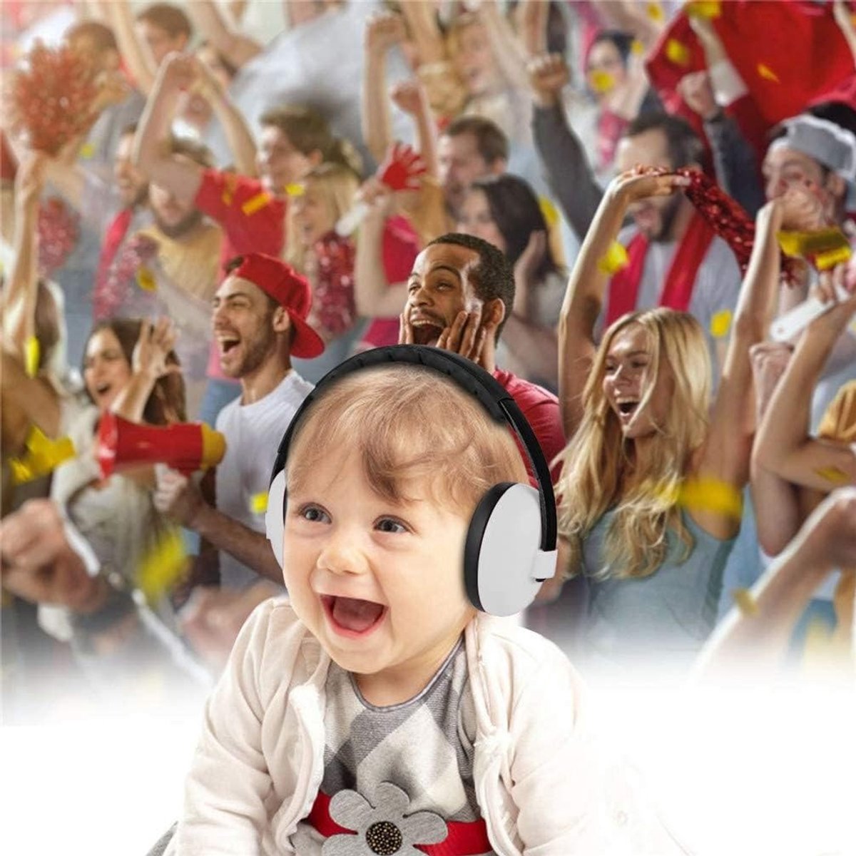 Baby Oorkappen voor Geluidsbescherming, Ideaal voor Kinderen van 0 tot 3 Jaar, Veiligheid, Comfort en Geluidsisolatie voor Peuters en Baby's