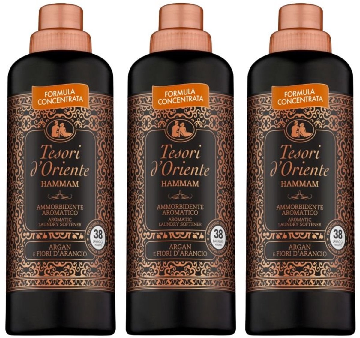 Tesori d’Oriente 3PACK Hammam Geconcentreerde Wasverzachter 760ML