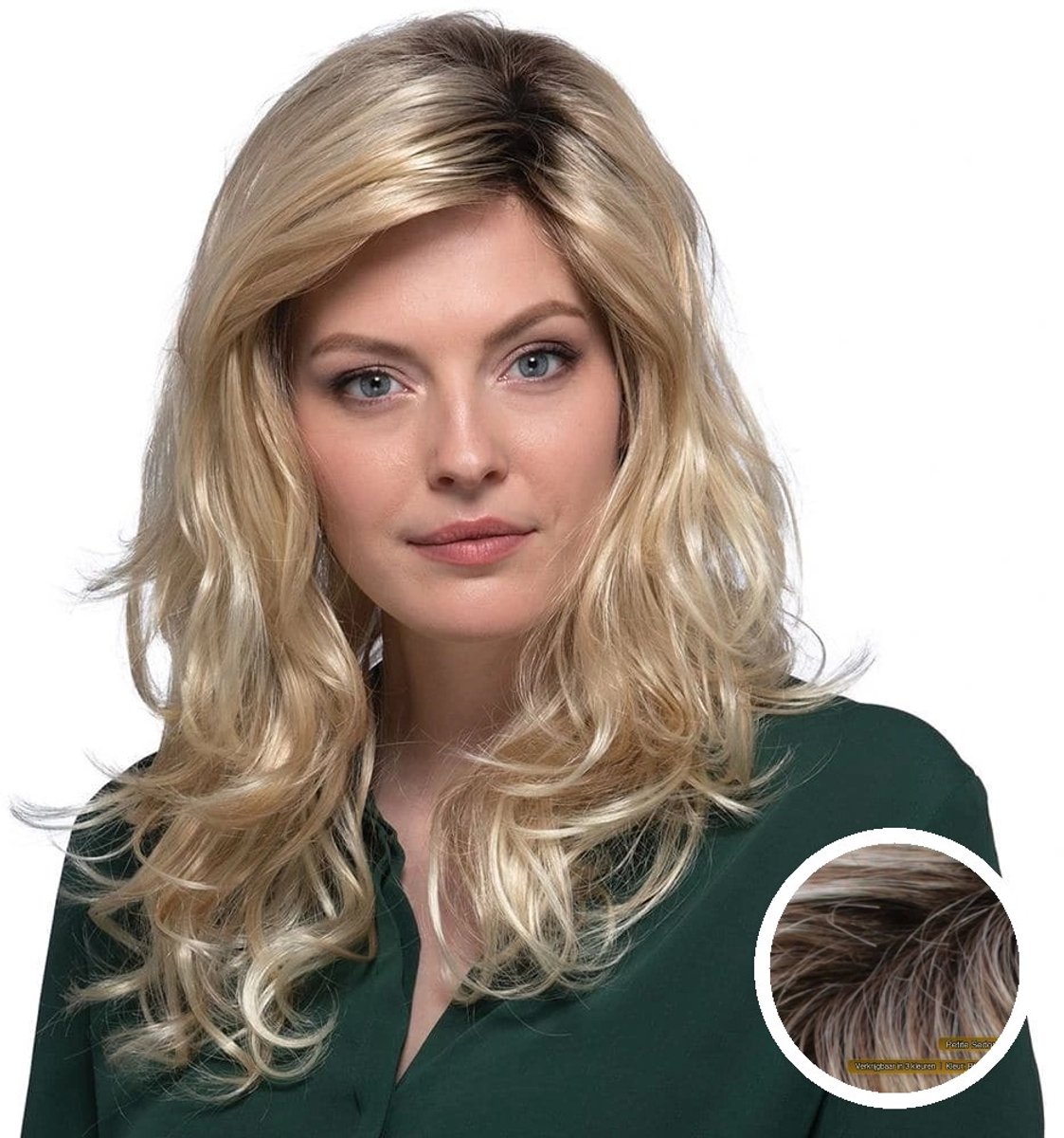 Estetica Designs Petite Sedona Synthetisch Haarwerk - Front Lace Line, Kort, Zwartbruin, Kanten voorhoofd