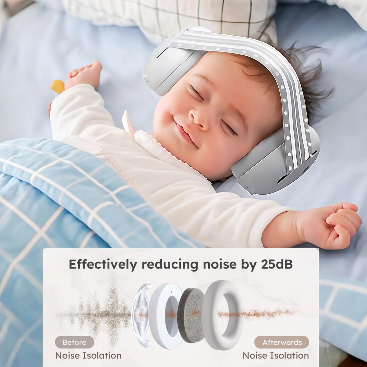 SnelShoppen - Baby Oorbeschermer - Gehoorbescherming voor Baby's - Roze - Comfortabel en Veilig - Ideaal voor Feesten, Concerten, en Buitenactiviteite