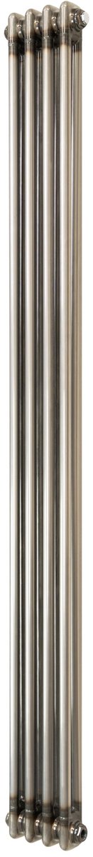 Traditionele radiator - 2-kolom - 1800x200 mm - ruw metaal