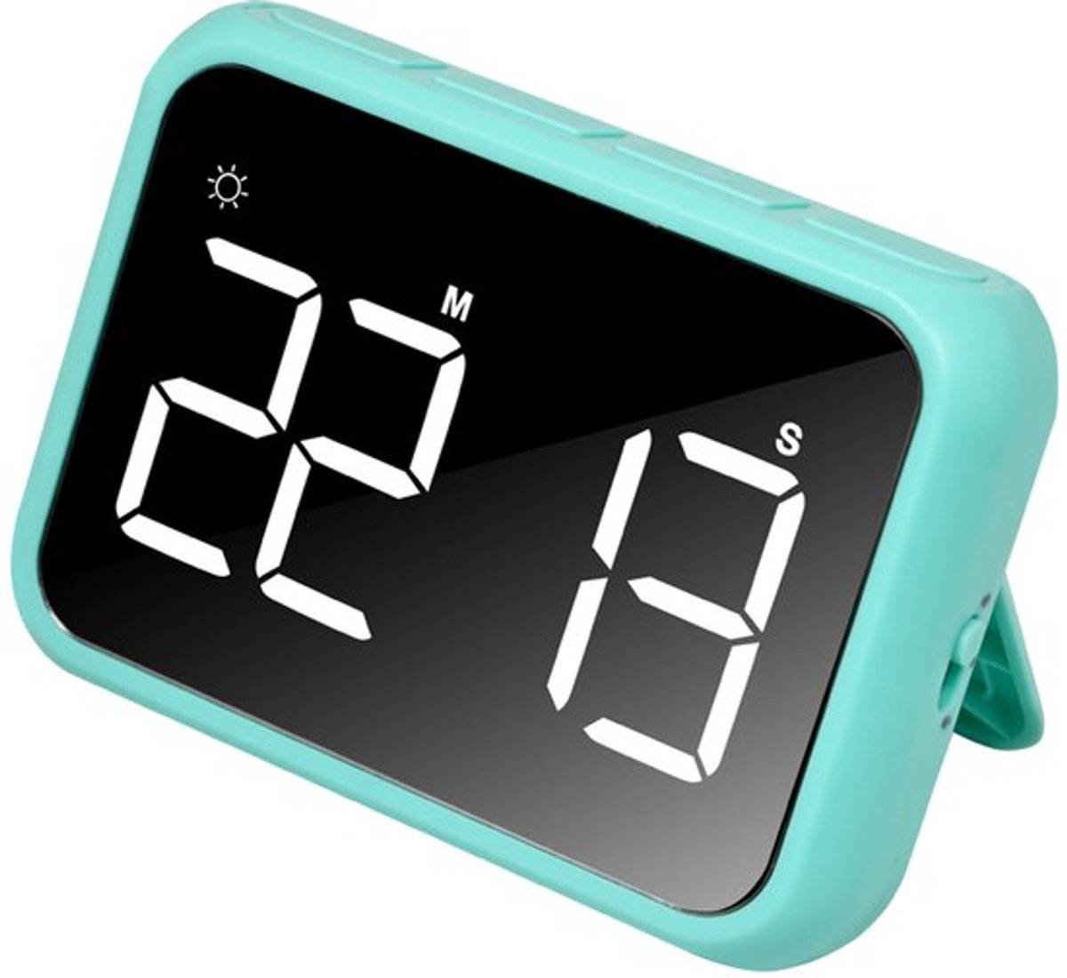 Blauwe LED elektronische timer, numerieke timer, elektronische timer, numerieke timer voor studenten, keukenherinneringstimer