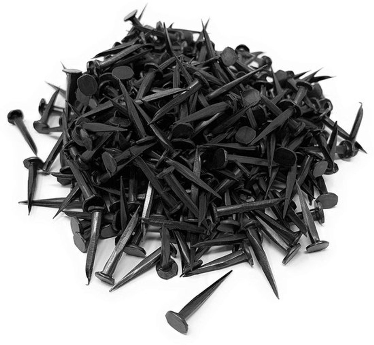 - Fijn Gesneden Nagels - Bevestigen en Vastzetten - 20 mm - Geschikt voor Bekledingsstof en Leer - Inhoud 370 Stuks