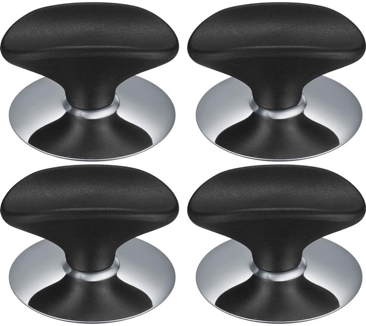 Pot Deksel Knop - Universele - 4 stuks - voor deksel pannen en potten vervangen - Pan Deksel Holding Handvat - Pandeksel - Keuken Kookgerei Knop Handvat