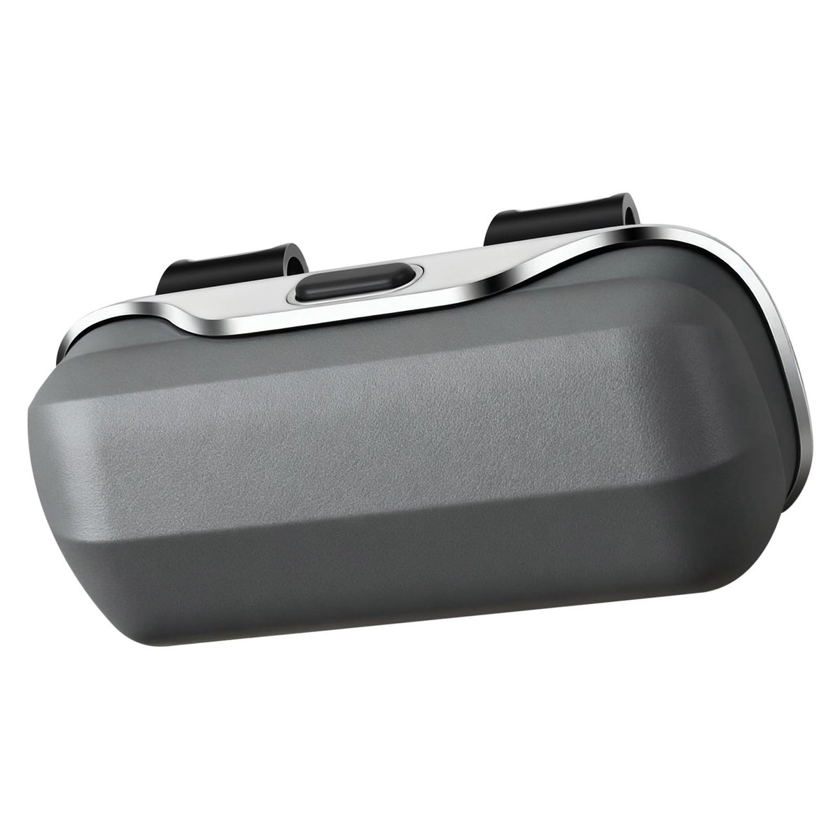 SnelShoppen - Brillenhouder Auto voor Zonnebrillen en Brillen, Organizer voor Zonneklep, Grijs, Eén Maat, Ideaal voor Auto, Handig en Ruimtebesparend