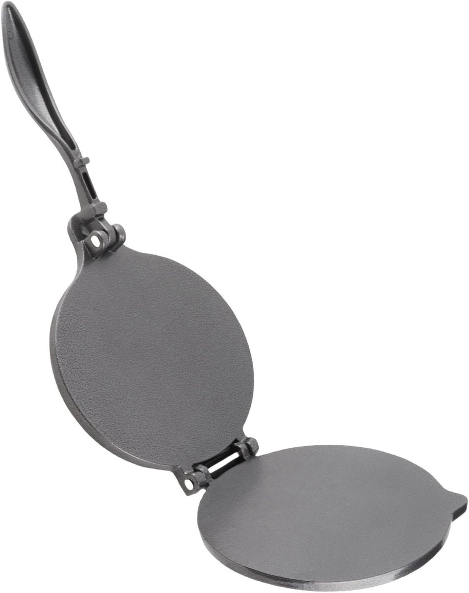 SnelShoppen - Tortilla Pers - Efficiënte en Handige Keuken Tool voor Tortilla's en Hand Cakes - 16cm Zwart - Multifunctionele Pers voor Gebak en Snack