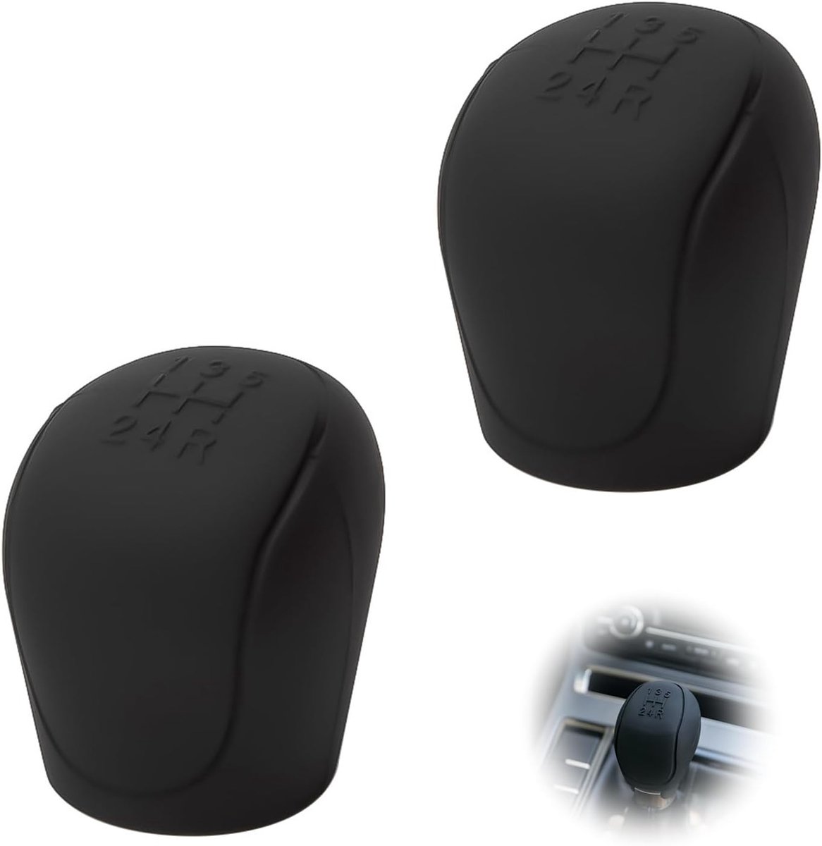 Versnellingspookhoes 2 Stuks - Upgrade Soft TPU Silicone - Ergonomisch Design - Comfortabel Rijden - ShopVlot