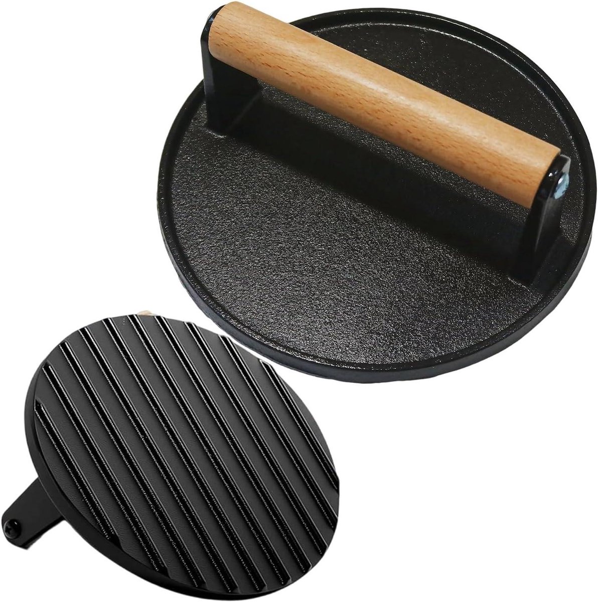 Smash Burger Press - Hamburger Patty Maker - Burgers Grillen - Natuurlijk Anti-aanbak - 18 x 18 x 7 cm