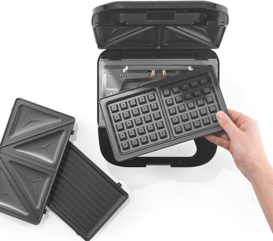 Progress 3 in 1 Snack Maker - Tosti's - Wafels - Panini's van Progress — afbeelding 5