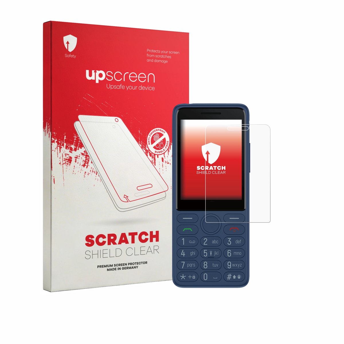 upscreen - Screenprotector voor TCL OneTouch 4042s - Folie Beschermfolie transparant