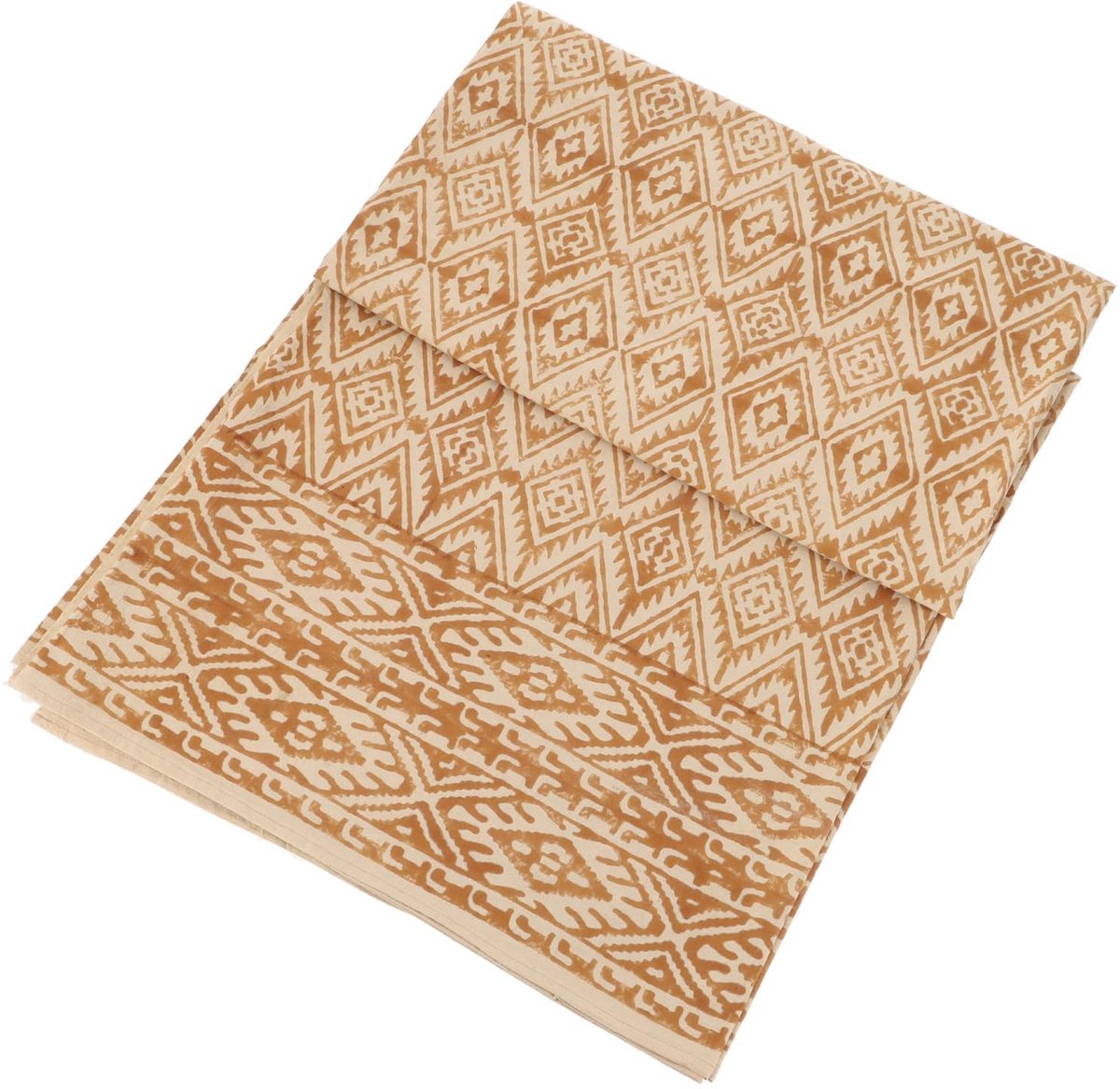 Omgoods - Handgemaakt Blockprint Bedsprei, Dubbel 225x275cm, Katoen