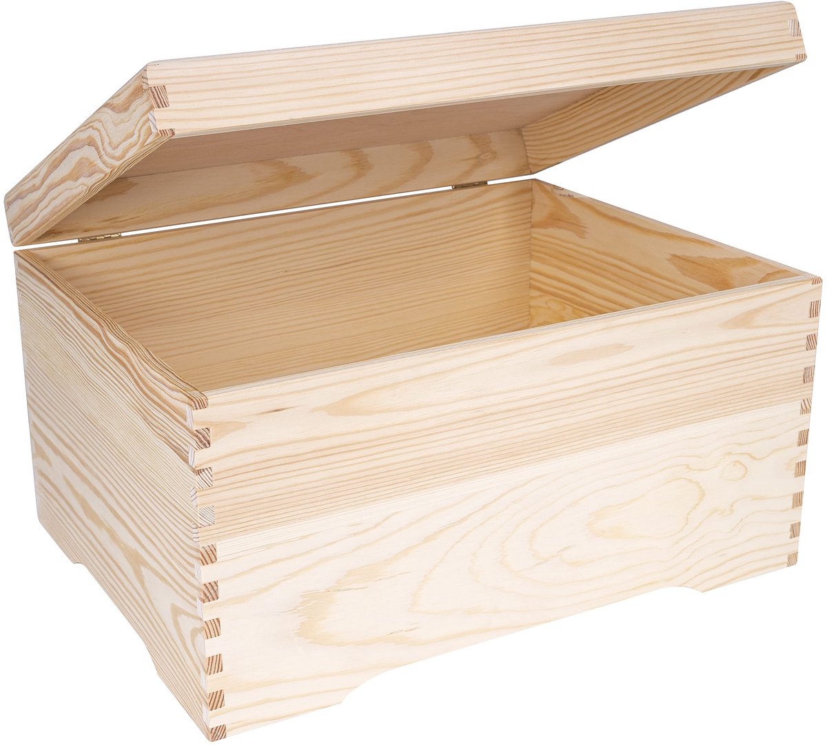 Omgoods - XXL Houten Opbergdoos met Deksel voor Creatief Gebruik