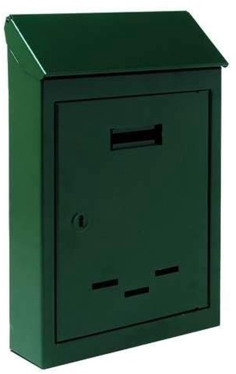 Omgoods - Grijze Letterbox van Epoxy Gelakt Staal