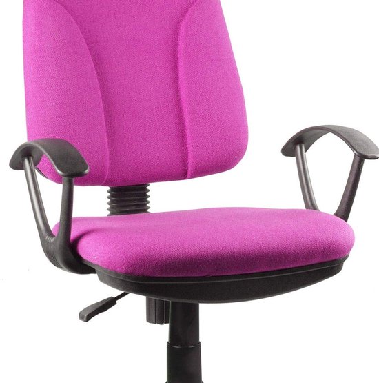 Omgoods - Modern Roze Bureau Stoel met Ademend Stof van omgoods — afbeelding 3