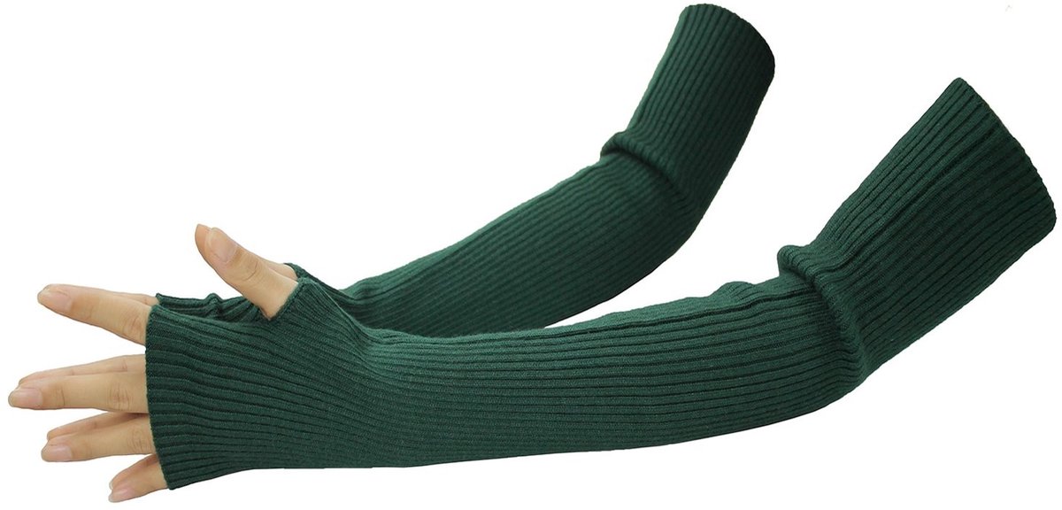 Omgoods - Dames Cashmere Vingerloze Handschoenen voor de Winter