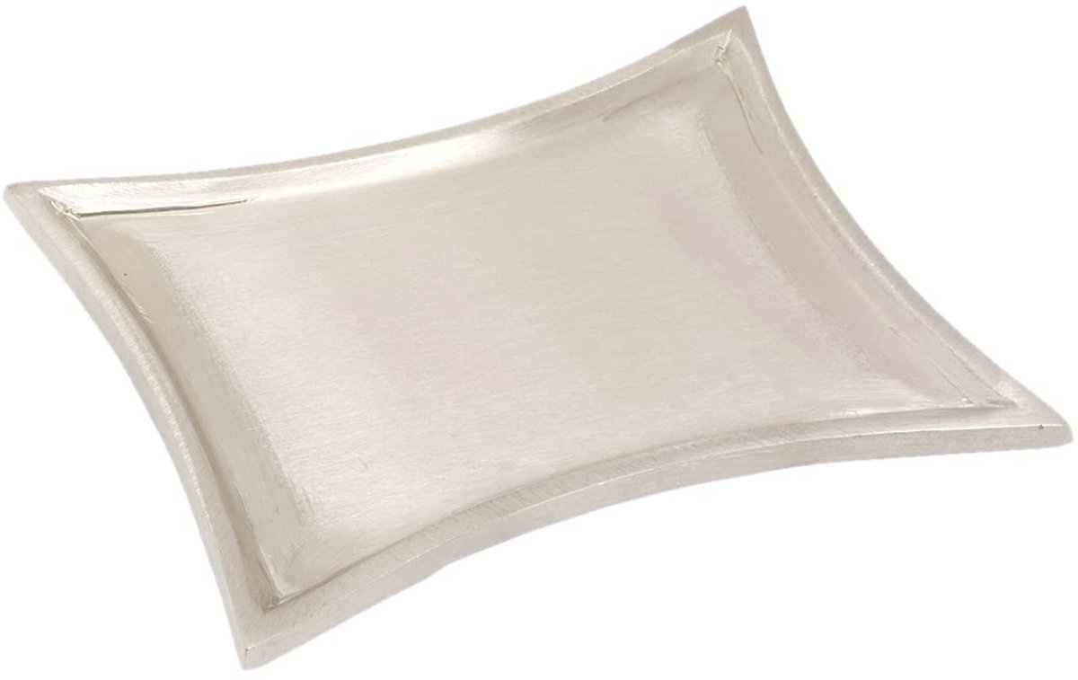 Omgoods - Handgemaakt Messing Kaarsenbord Concave 11x7cm