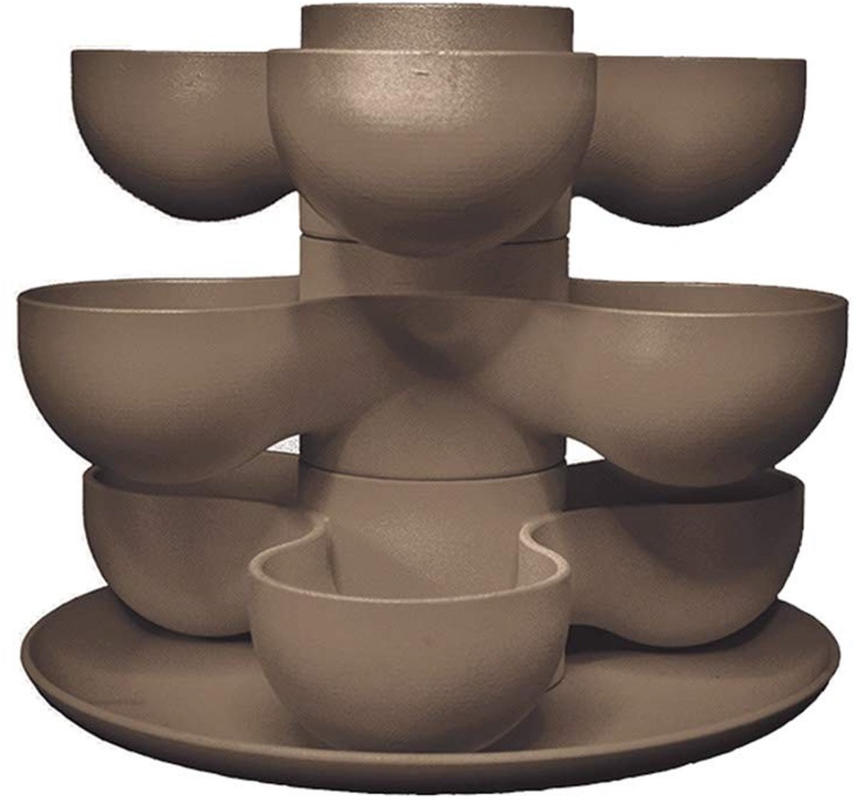Omgoods - Pixie Succulent Stacking Planter Artisan Taupe
