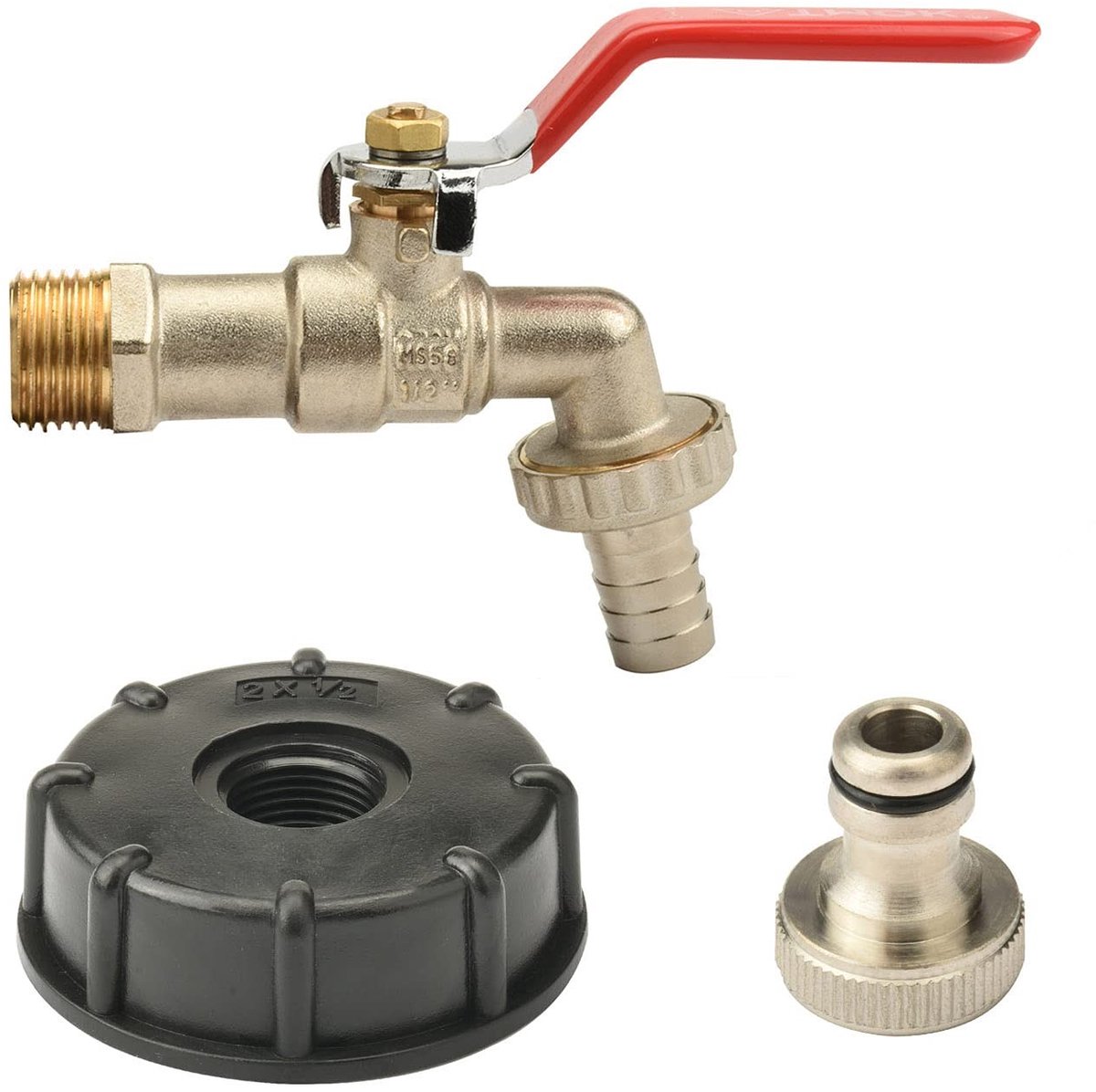 Omgoods - IBC Tank Adapter met 1/2 Inch Koppeling voor Tuingebruik