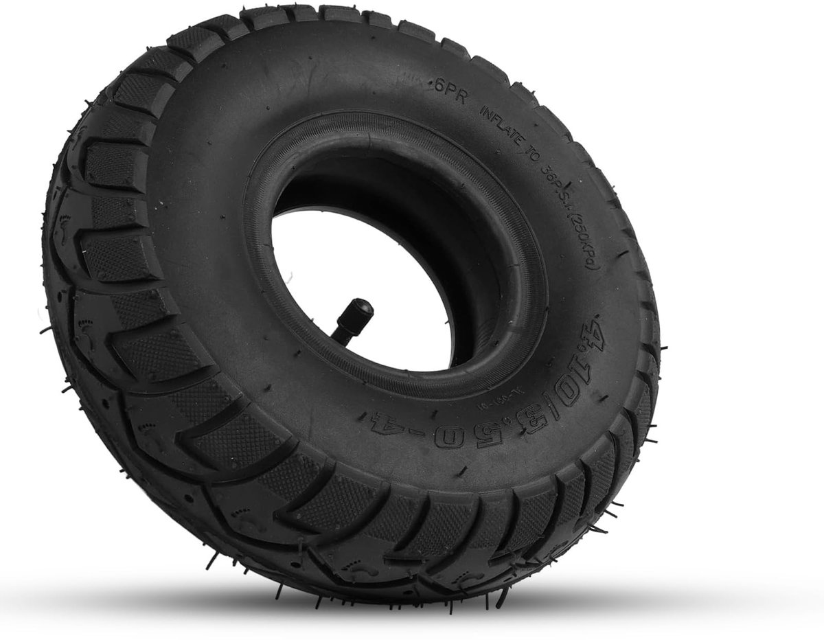 Omgoods- Binnenband 4.10/3.50-4" - Butylrubber - Schokabsorberend - Duurzaam - Hoge belastbaarheid - Comfortabel rijden - Band