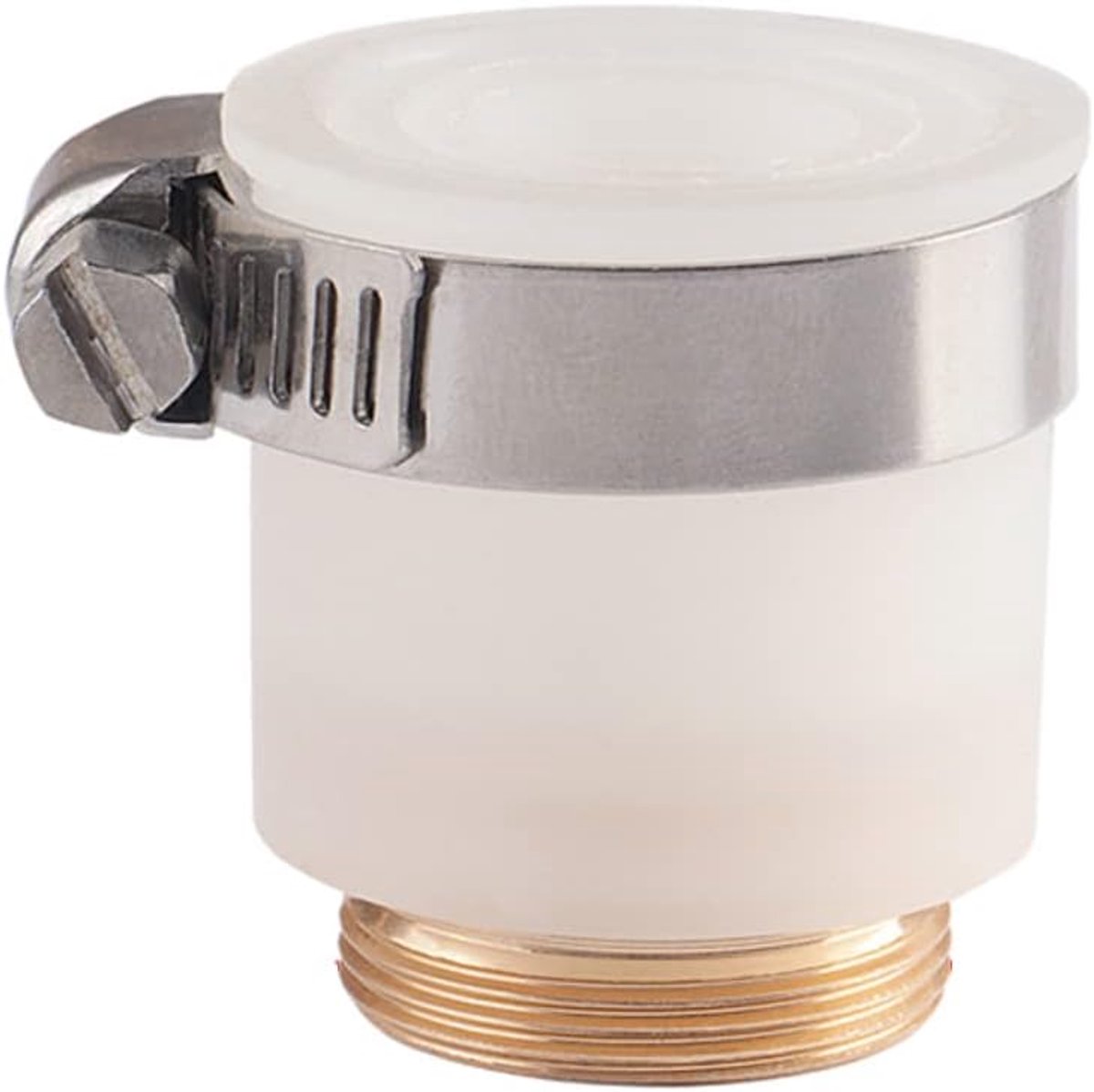 SnelShoppen - Universele Waterfilter Kraanadapter van Siliconen, Ideaal voor Oude Kraan zonder Draad, Duurzaam en Veilig, 15-21mm, Koper Draad, 1 Stuk