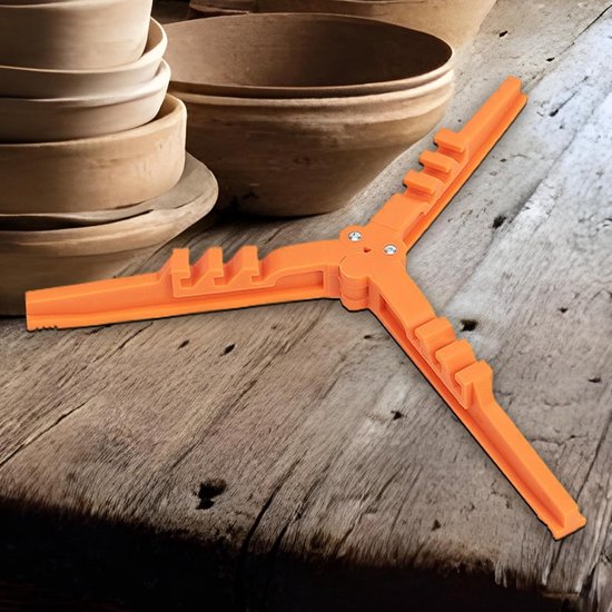 Camping Tank Stand - Draagbare Keukenhouder - Buiten Koken - Stabiliteit en Draagbaarheid - 18 x 18 cm - Zwart/Oranje van Camping — afbeelding 2