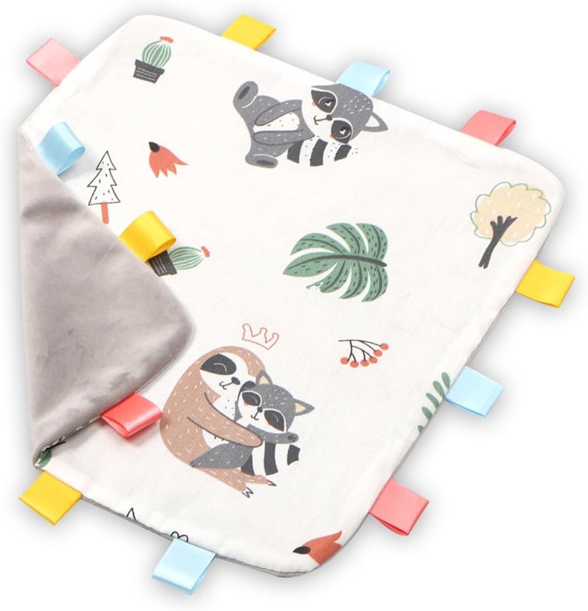 SnelShoppen - Baby Washandjes 25 x 25 cm, Zachte Chiffon Doeken, Herbruikbaar, Natuurlijke Organische Katoen, Absorberend en Ademend, Kleurrijke Baby