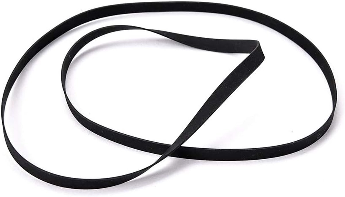 SnelShoppen - Rubber draaitafelriem Platenspeler vervangingsband 40 cm geschikt voor PL200Z PLZ91 PLZ92 PLZ93+ hoogwaardige elastische rubberen riem