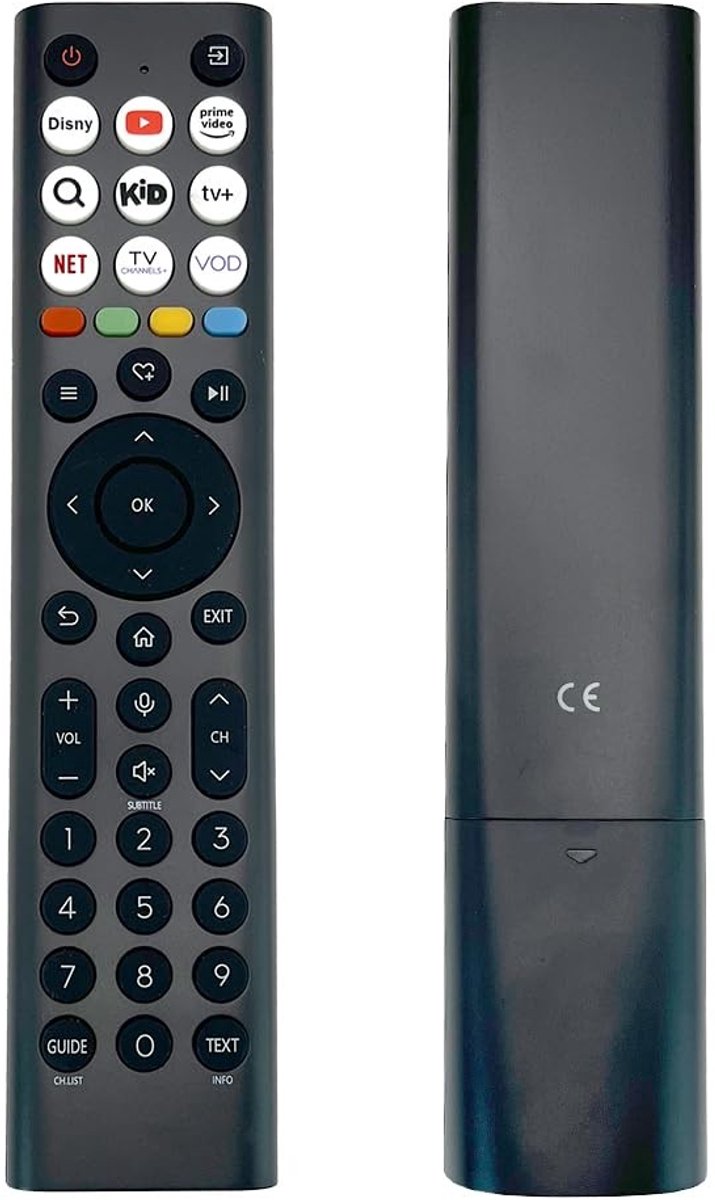 Omgoods - Vervangende Afstandsbediening voor Hisense TV, Compatibel met Diverse Modellen