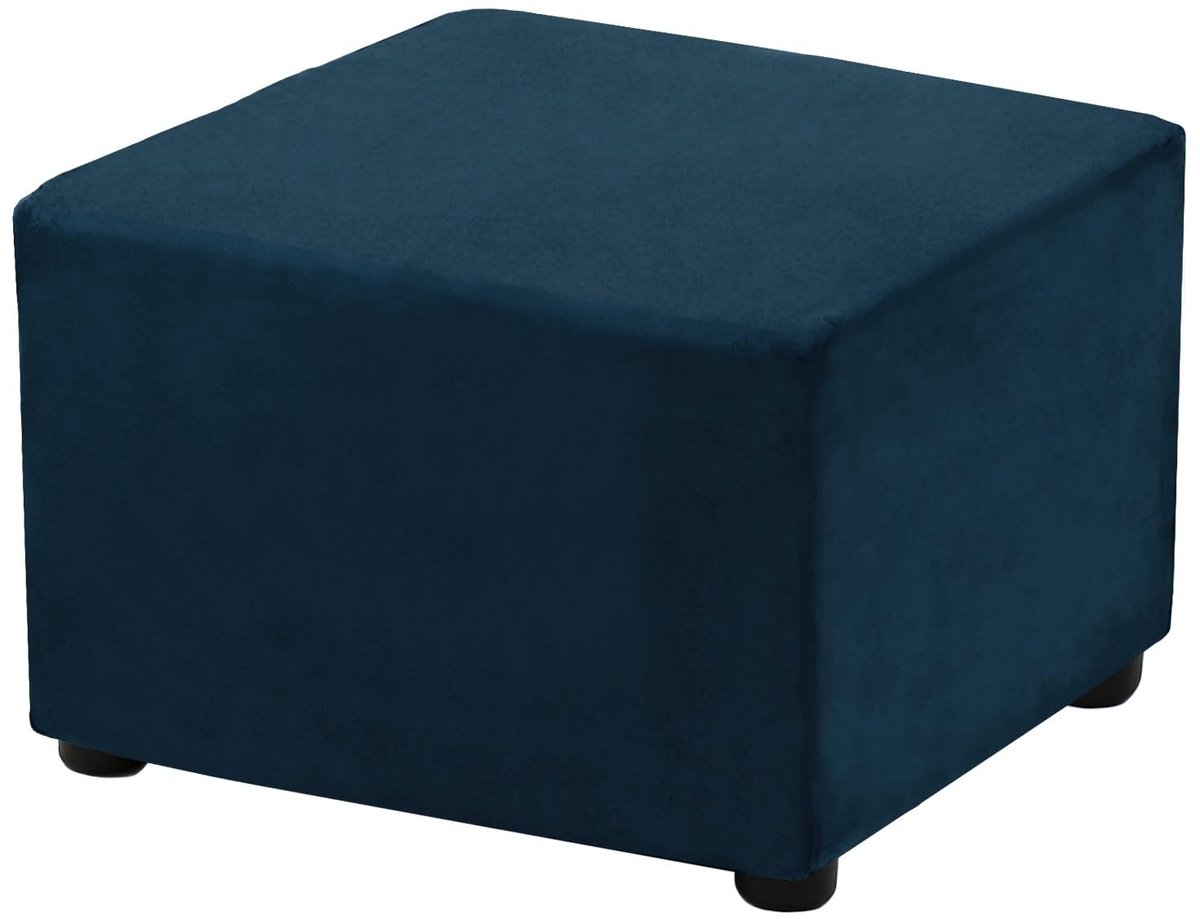 Omgoods - Stretch Voetsteunhoes voor Kruk 35-44 Inch, Wasbaar Donkerblauw