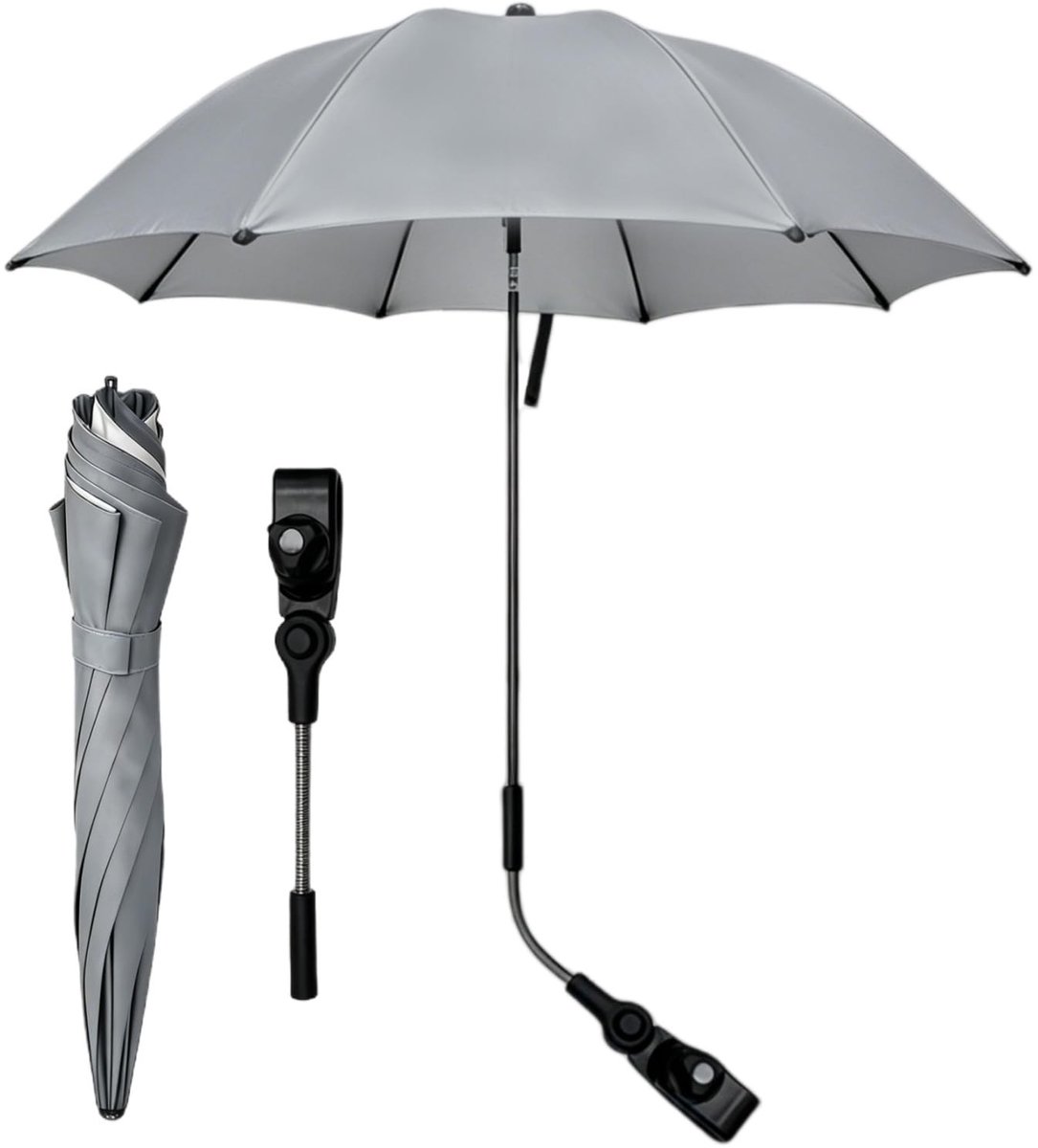 Omgoods - Universele Parasol voor Kinderwagen met UV-bescherming 50+