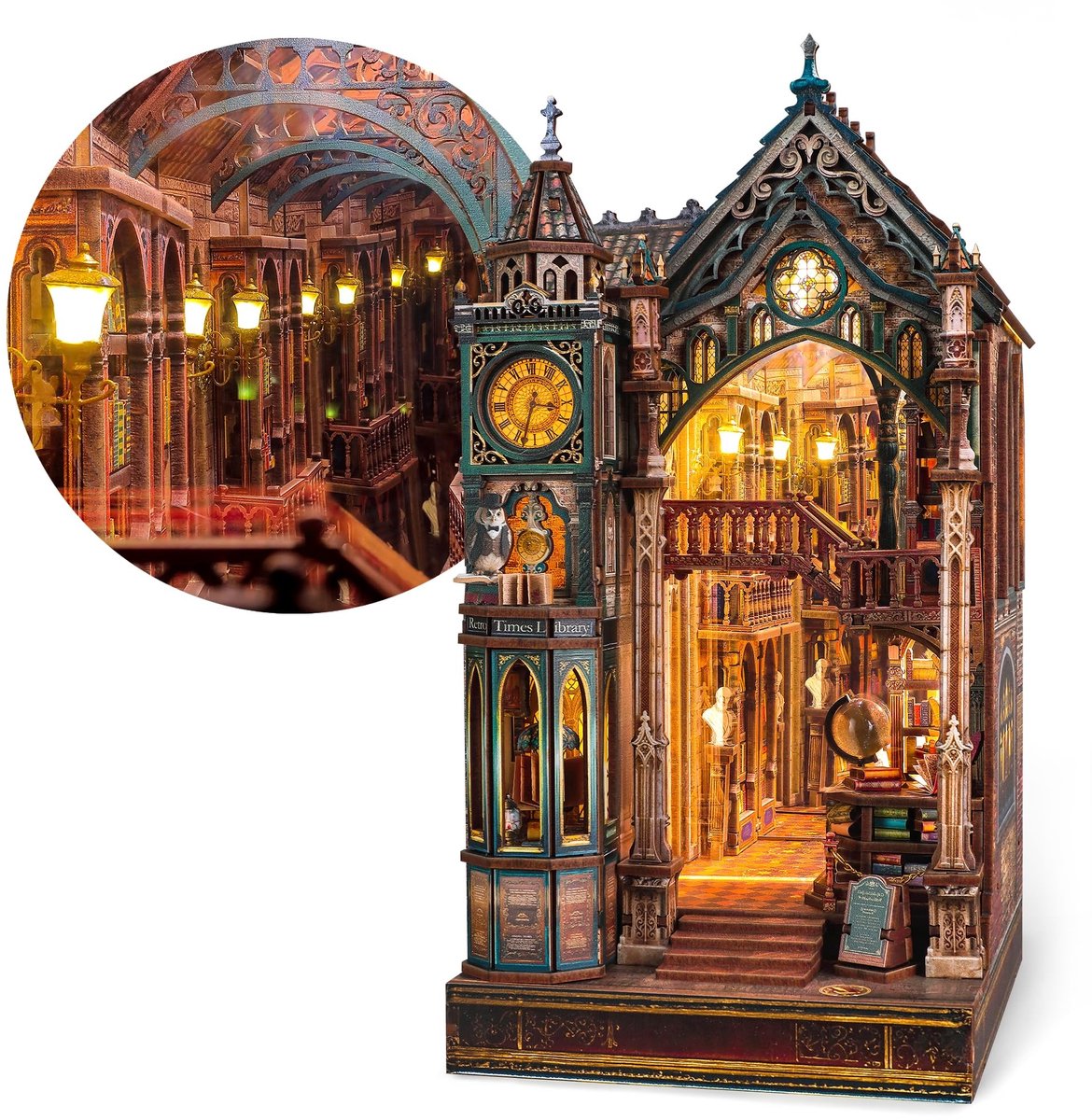 Omgoods - DIY Boekenplank Decoratie Kit met LED en Oneindige Spiegel