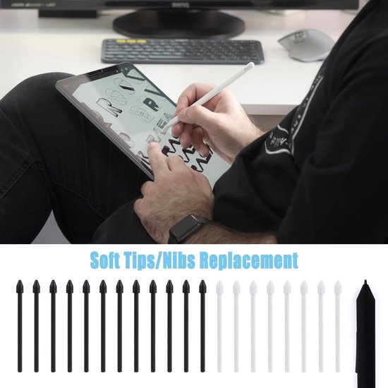 20st Penpunten Vervanging voor Samsung Pen, Stylus Penpuntset voor Samsung Galaxy Tab S6 Lite/S7 Fe/S8 Ultra/S8+ Plus/S8/S9+ Plus/S9 Fe+ Plus/S9 Fe/S9/S9 Ultra/S10 Ultra/S10+ Plus — afbeelding 4