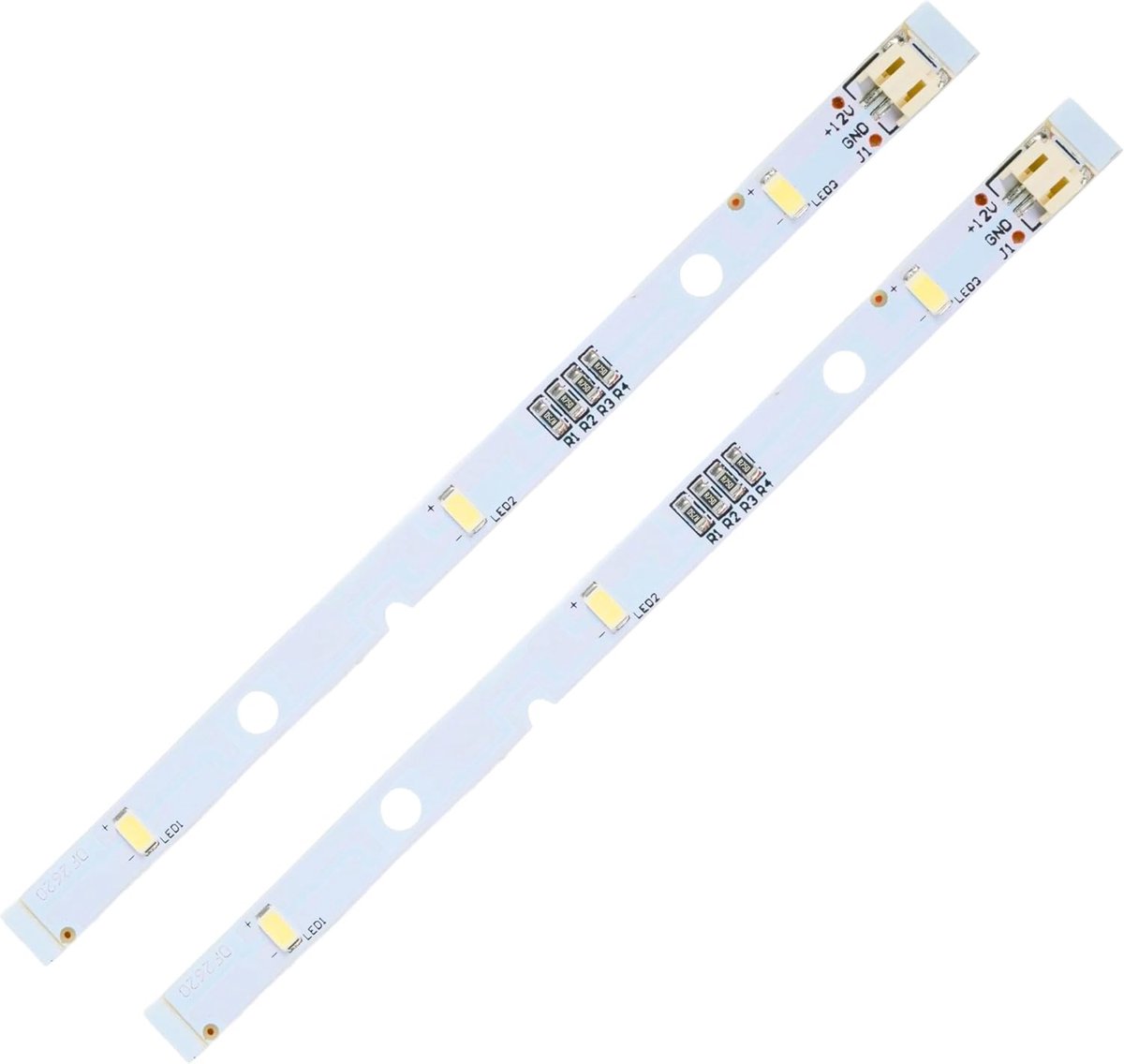 Ledstrips, 12 V, koelkast, 16 cm, led, 12 V, koud wit, voor Hisense Rongsheng E349766 MDDZ-162A 1629348 1529227 met Kenwood KIFF5017, vervangende lichtstrip DC 12 V, inbouwlamp voor koelkast