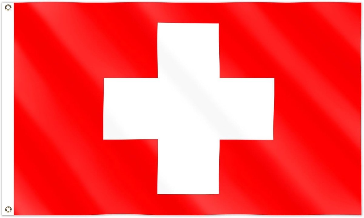 2026 Vlag - Officiële nationale vlag, 1,52 m x 0,92 m, groot, dubbelzijdig met messing ogen, VS, Canada, Mexico (Zwitserland)