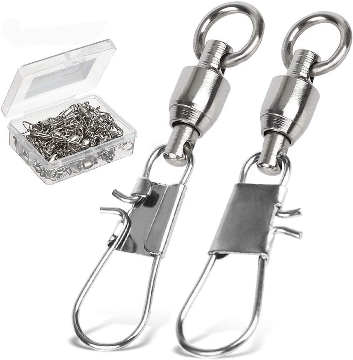 Wartels met Interlock Snap Kogellager Wartels Vissen Snap Wartels Zoutwater Zoetwater Visgerei Leider Lokken Jigs Lijn Vissen Connector