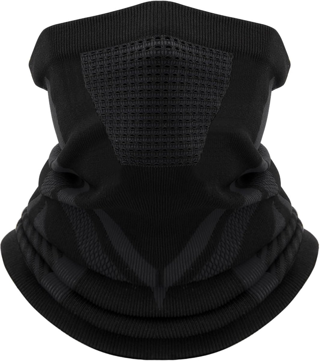Motorhalsbeschermer, bivakmuts voor heren, winter, nekband, thermomasker, sport, warm, winddicht, kraag, uniseks, multifunctioneel, sjaal, bivakmuts, licht, voor skiën, motorrijden, fietsen