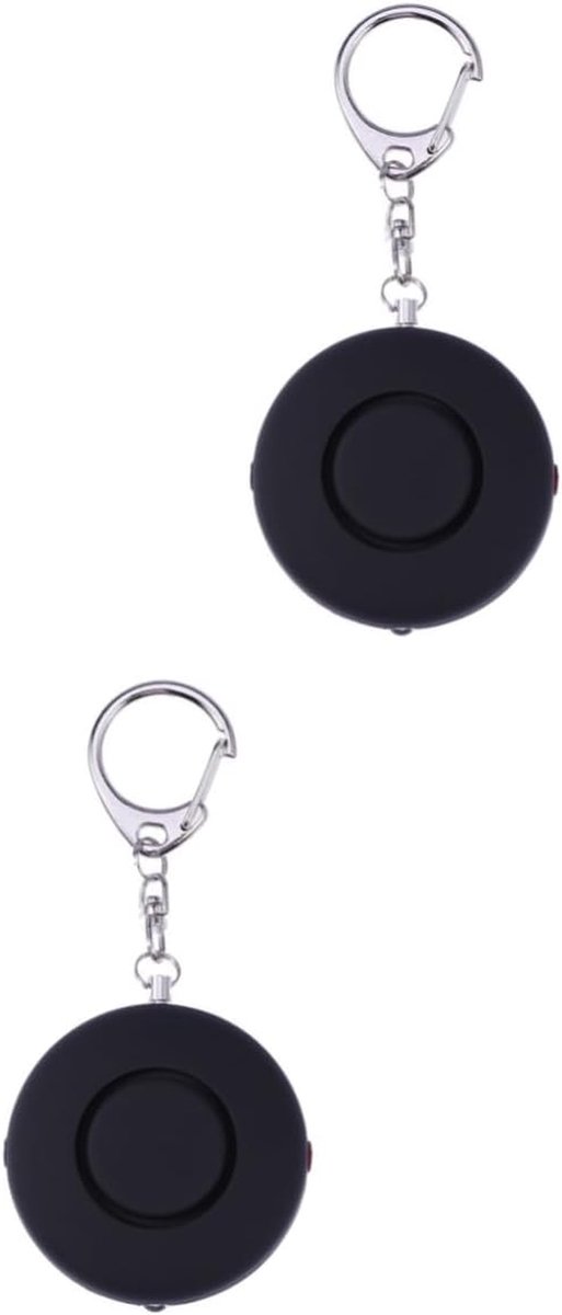 Persoonlijk Alarm - Noodalarm Sleutelhanger - Veiligheid Onderweg - 125db Geluidsniveau - 5x5cm - Zwart