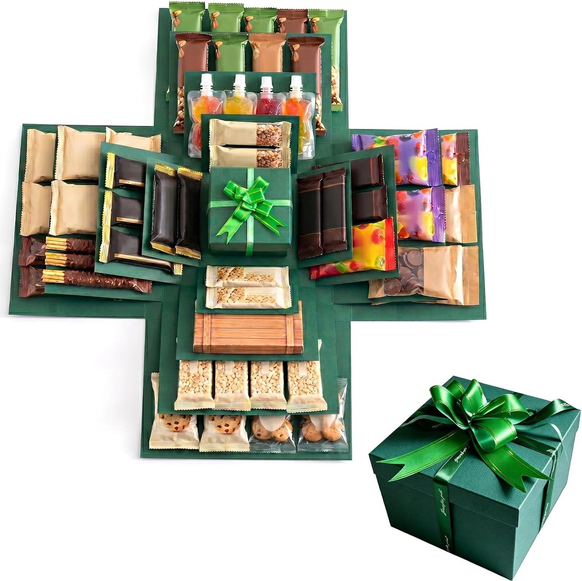 Verrassingsdoos 5-laags - Creatieve explosiebox - Handgemaakt - Perfect voor verjaardagen - SnelShoppen