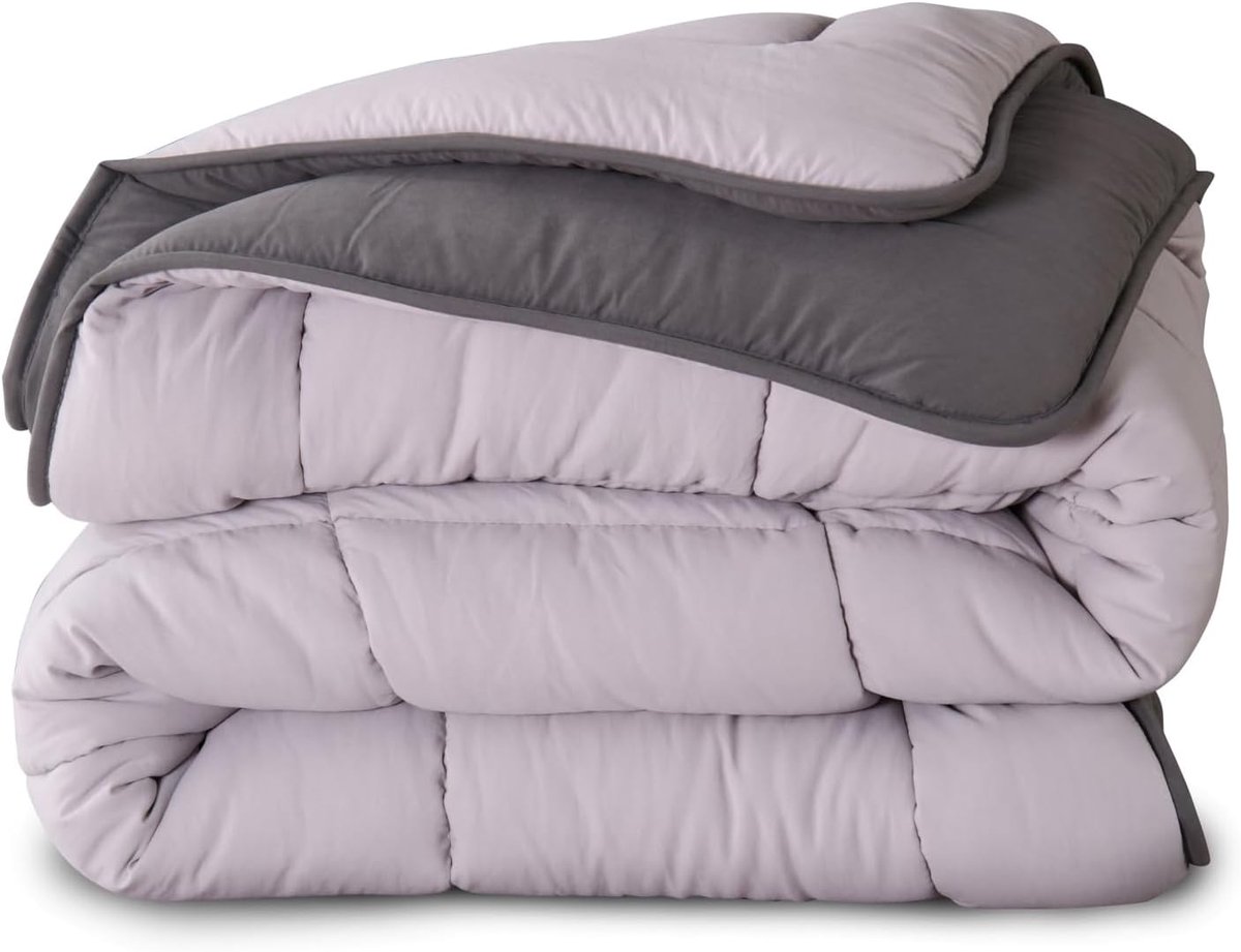 Dekbed 140x200 cm - Grijs/Antraciet - Anti-allergisch - 30 dagen proefslapen - SnelShoppen