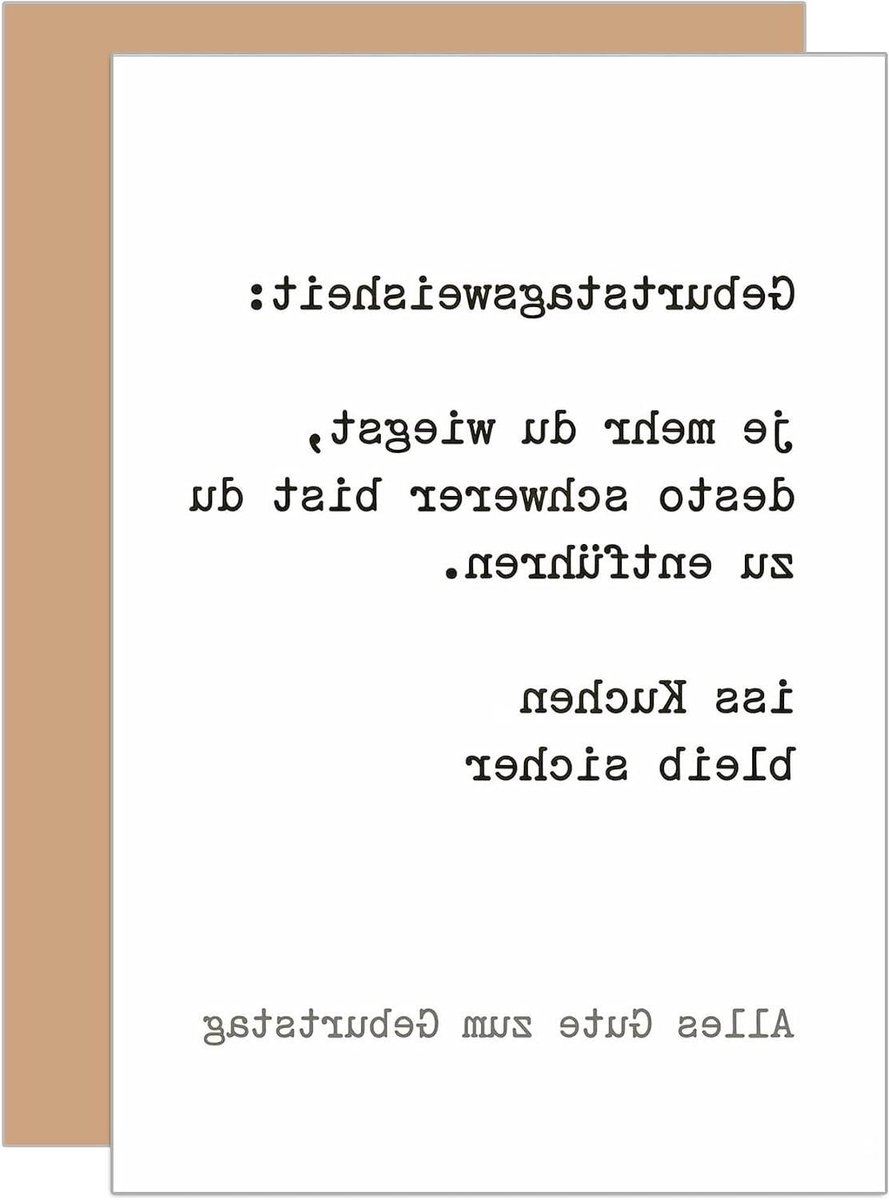 Verjaardagskaart met envelop - Wenskaart vouwkaart - Iemand feliciteren - Hoogwaardige papierkwaliteit - 115 x 17 cm - Neutraal