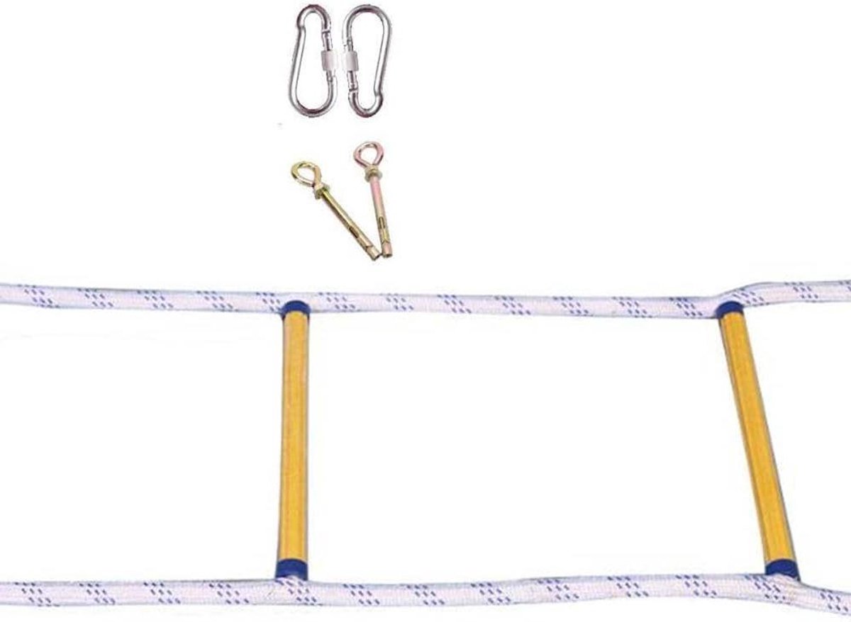 Noodladder - Vluchttrap Brandladder - Veilig Ontsnappen - Vlamvertragend Materiaal - 30 cm Breed - Zwart