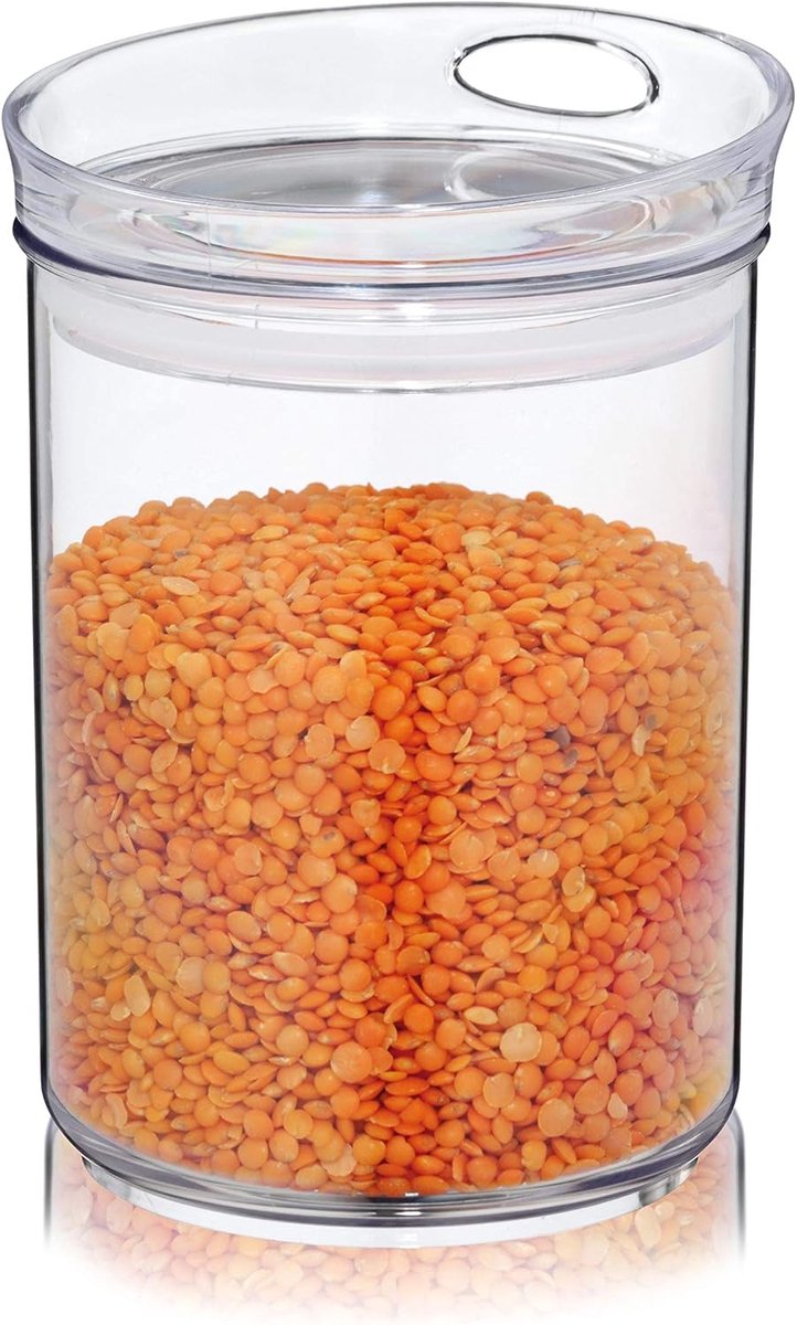 kela Jule voorraaddoos met deksel, 800 ml, rond, vershouddoos