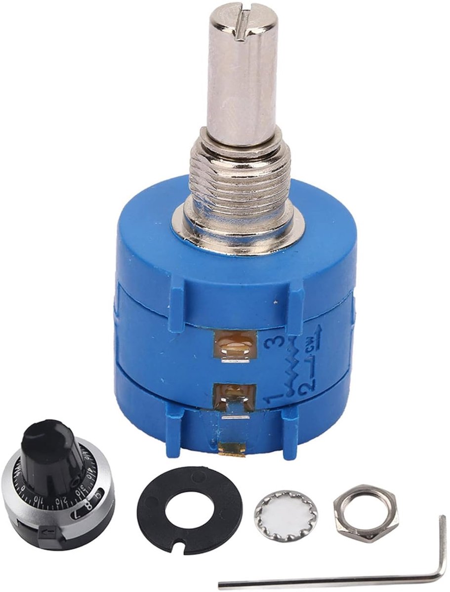 3590S 2-103L 10K Ohm Precisie Multiturn Potentiometer, Hoge Stabiliteit Elektronische Instrumenten, Koolstoffilm