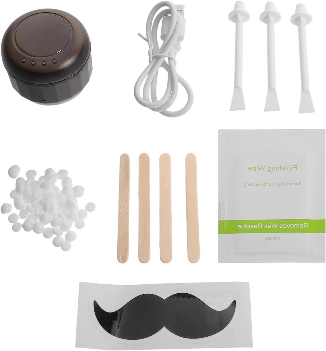 Mini Waxverwarmer Set - Ontharingsset Wax - Thuis Ontharen - Compact Lichtgewicht - 5 x 5 x 4 cm