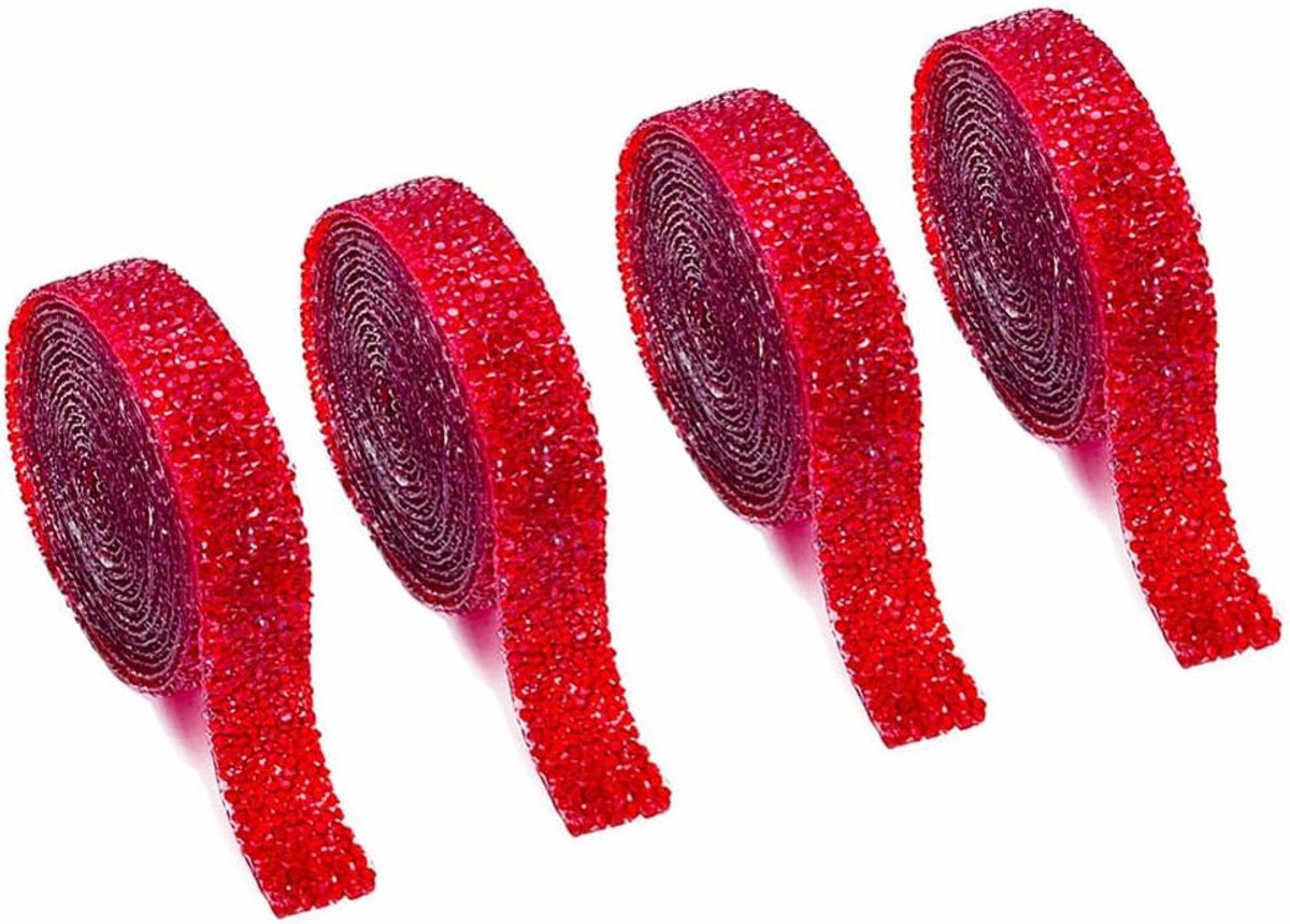 Linten Zelfklevende Kristallen Lint Rol Glitter Hars Diamant Riem Bling Sprankelende Diamant Lint Bling Stickers Wrap Kristal Rol Voor Doe-het-zelf Kunst Ambachten
