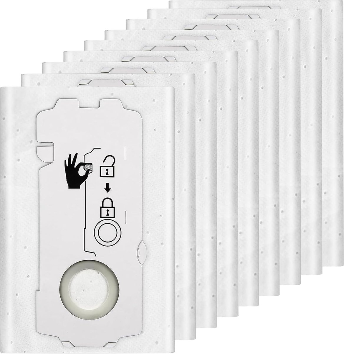9 stuks SC-FIS-CT MINI/MIDI-2/5 stofzuigerzakken vervangstukken SELFCLEAN filterzak voor Festool CT MINI/CT MIDI/CT 15 / MIDI 2019+ stofzuigers, accessoires met grote capaciteit (204308 vervangstukken