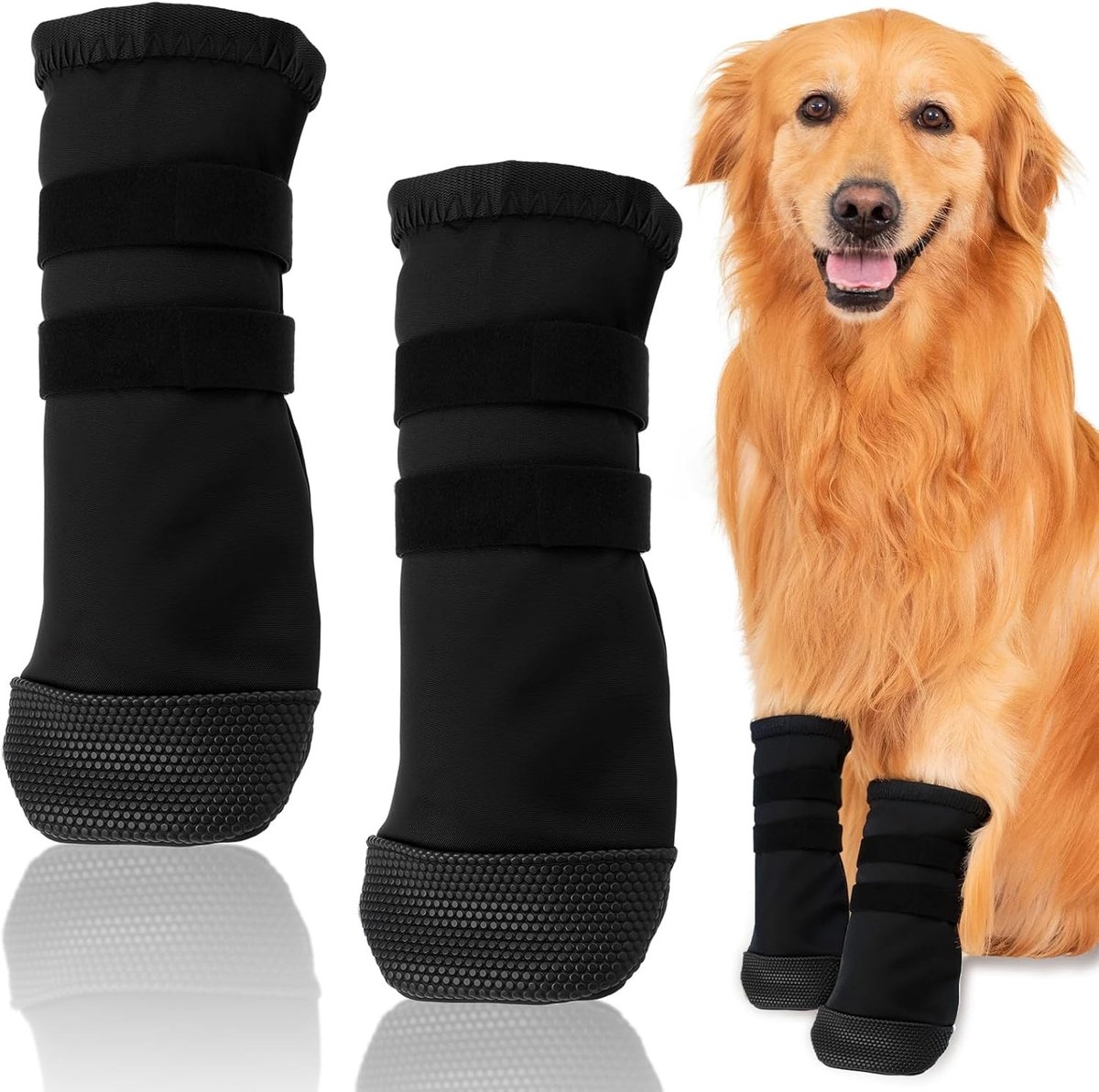 Honden Sokken voor Pootbescherming, Ademend en Zacht, Antislip Honden Schoenen voor Blessures, Ideaal voor Buiten en Binnen Gebruik